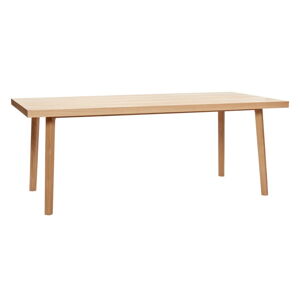 Jedálenský stôl z dubového dreva v prírodnej farbe 100x200 cm Herringbone – Hübsch