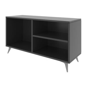 Antracitový TV stolík 100x54 cm Zisino – Kalune Design