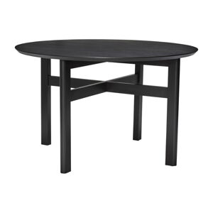 Čierny okrúhly jedálenský stôl ø 120 cm Fjord – Hübsch