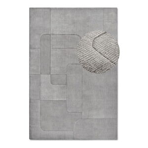 Sivý ručne tkaný vlnený koberec 160x230 cm Charlotte – Villeroy&Boch